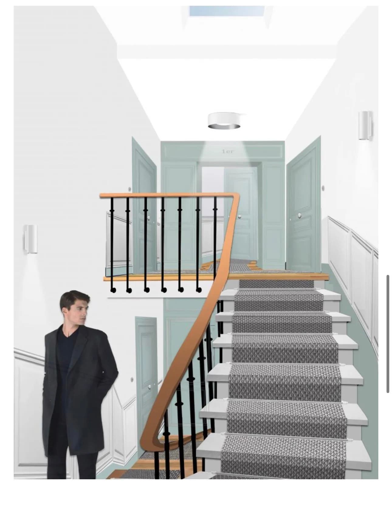 Immeuble Polonceau Paris — vue 5