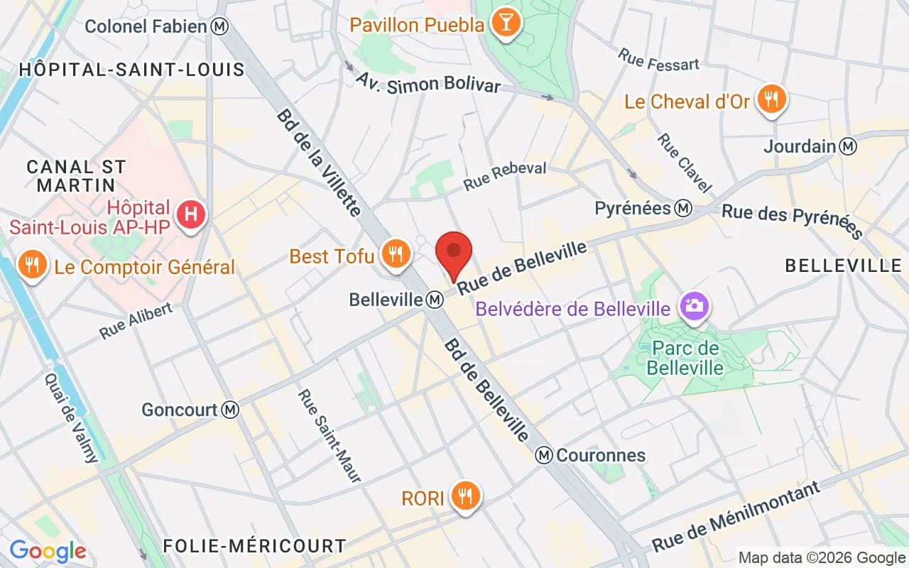 Parking Belleville Paris 19 — vue 6