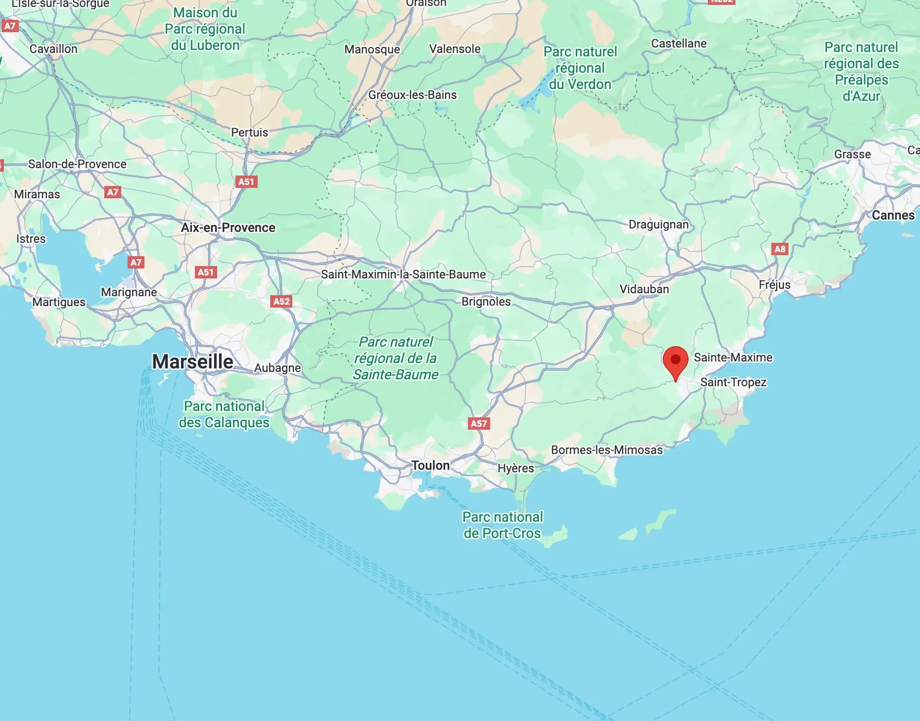 Propriété Cogolin Golfe St-Tropez — vue 6
