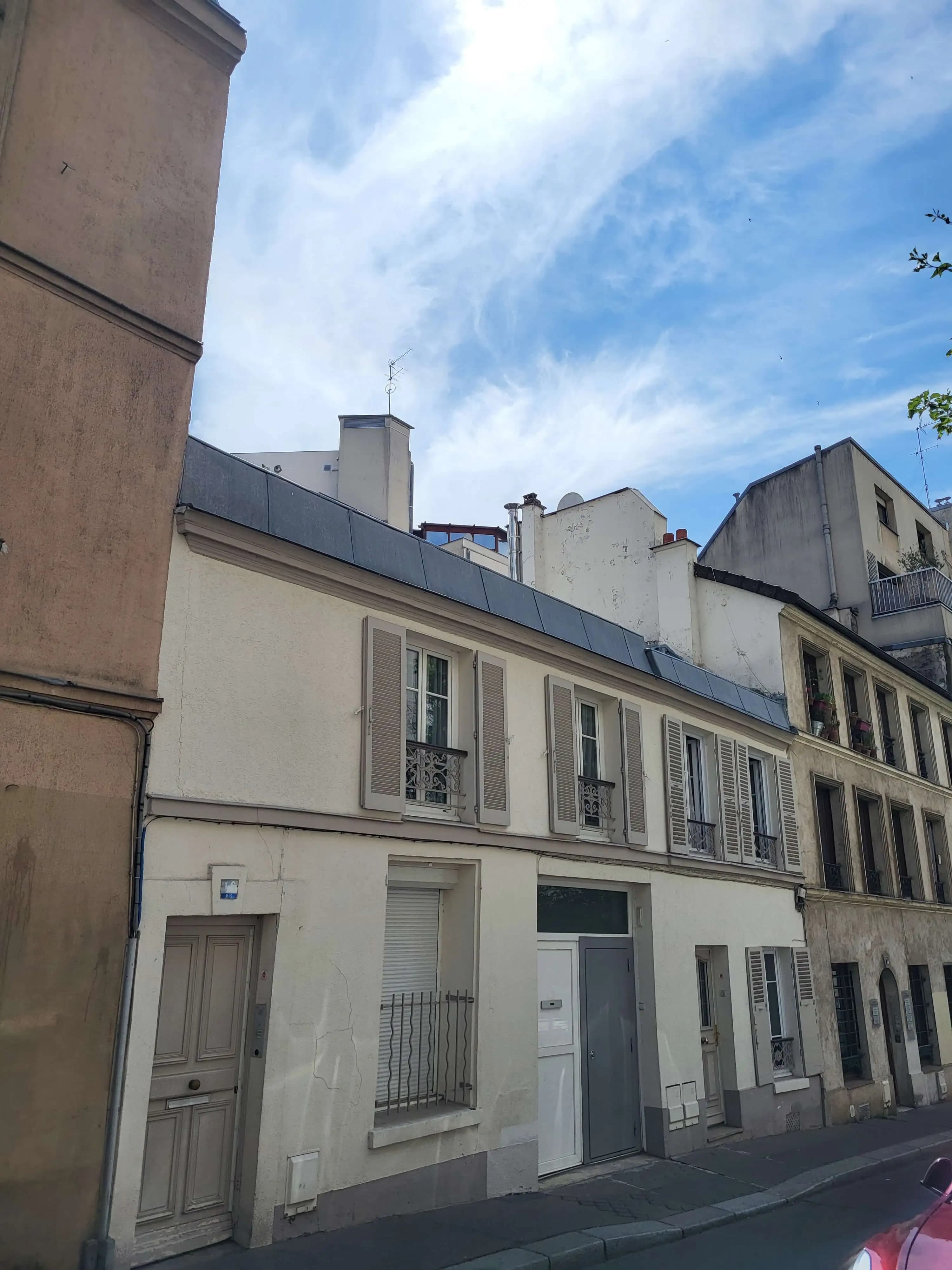 Immeuble Rue Lauzin Paris — vue 2