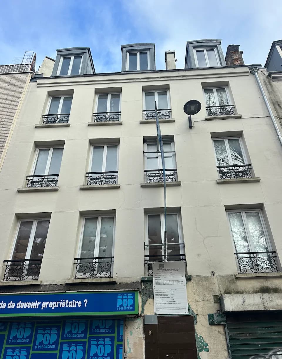 Immeuble Polonceau Paris
