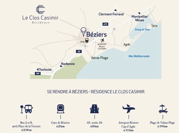 Le Clos Casimir Béziers — vue 3